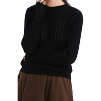 2025 vente chaude de haute qualité femmes mode pull manches longues pull tricoté pull