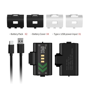 Paquete de batería recargable de 3360mAh <span class=keywords><strong>para</strong></span> Xboxes <span class=keywords><strong>Series</strong></span> <span class=keywords><strong>S</strong></span>/X <span class=keywords><strong>Cable</strong></span> de carga del controlador <span class=keywords><strong>para</strong></span> Xboxes <span class=keywords><strong>Series</strong></span> <span class=keywords><strong>S</strong></span> cubierta de carcasa de baterías - Product Image 4