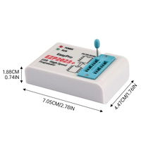 Ezp2023 + programmeur Flash Spi haute vitesse Usb 2.0 avec adaptateur de puce Sop16-Dip8 Sop8 carte d'extension de brûleur carte de développement
