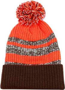 Berretto invernale invernale caldo berretto da sci squadra di calcio in Jacquard in maglia sportiva berretti - Product Image 2