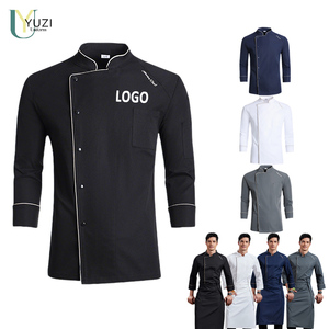 Vêtements <span class=keywords><strong>de</strong></span> <span class=keywords><strong>travail</strong></span> pour chef à manches longues pour homme, pour l'automne et l'hiver, pour restaurant, bar, boulangerie, pâtisserie - Product Image 1