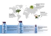 Produit capillaire de luxe personnalisé, traitement capillaire végétalien à base de protéines pour cheveux secs, ensemble shampoing et après-shampoing