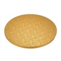 XJH 6 8 10 12 pulgadas al por mayor personalizado oro astilla hoja pastel círculos tableros pastel Base cartón redondo pastel tambores