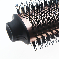 Brosse sèche-cheveux électrique portable ionique en plastique, mignonne, avec moteur 110 000 tr/min, démêlante et lissante pour femmes