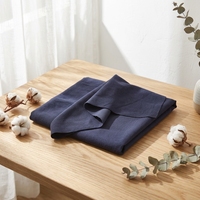 Tissu jersey double piqué, maille tricotée, fil de coton Ne21/1 + PE150D 210GSM, tissu gaufré respirant