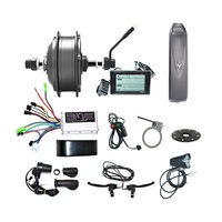 Kit de conversion de vélo électrique 350 watts LED LCD 24v 250w moyeu moteur kit de vélo électrique 36v 350 w avec boîtier de batterie