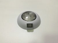 Nouveau plafonnier LED rond utilitaire à montage en surface pour la maison, le camion, le camping-car, la remorque, le bateau, l'avion, éclairage intérieur avec éclairage LED blanc et rouge