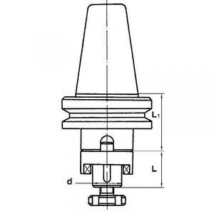 FERVI - 32/D50 Arbor para fresa 8012667008604-EAN HERRAMIENTAS ELÉCTRICAS ACCESORIOS PARA TALADROS - Product Image 2