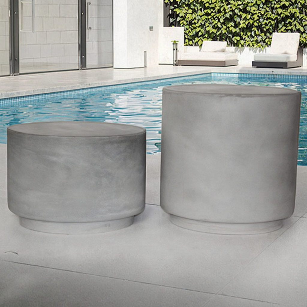 Best Selling Round Concrete Bench High Quality Durable Outdoor