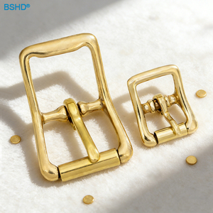 Boucles en laiton massif imperméables de haute qualité pour ceintures d'hommes, colliers de chien, tailles 14/17/20/26 mm, accessoires spéciaux pour sacs - Product Image 1