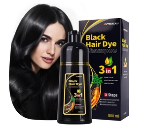 แชมพูย้อมผมสมุนไพรสำหรับใช้ที่บ้าน ผลิตภัณฑ์ดูแลความงามส่วนบุคคล - Product Image 1