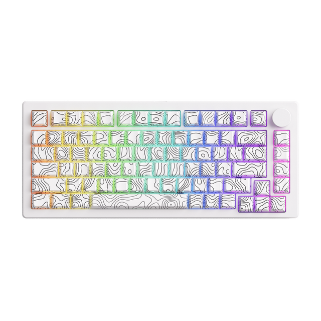 Akko MonsGeek M1 V5 75 % Mechanical Keyboard Aluminium Gamer 75% Metal Mechanical RGB Computer Keyboard With Volume Knob