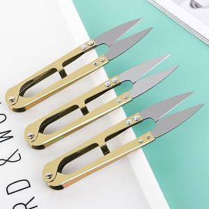 Embroidery <b>Scissors</b> Stainless Steel Zinc Alloy Handle U Shape For <b>Sewing</b> Cross Stitch Crafting Cutting Thread Wire - Product Image 2