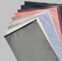 Sacs en plastique refermables écologiques avec impression personnalisée, transparents/givrés, noirs, pour vêtements