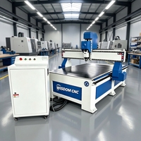 Routeur CNC multifonction 1212 pour bois, acrylique, PVC, panneaux en mousse, commande DSP, machine de gravure et de découpe CNC 3 axes, refroidissement par eau