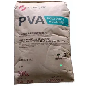 Çimento 80 pva mesh shuangxin için endüstriyel sınıf polivinil alkol pva 2688 2488 toz pva