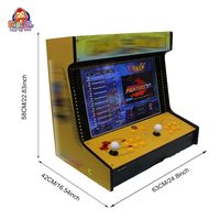 Мини 19-дюймовый ЖК-Настольный Аркадный Игровой Автомат для двух игроков с монетоприемником, консоль уличных боев для Игрового Центра