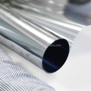 ฟิล์มกระจกสีเงินหลายสีทนความร้อนป้องกันความปลอดภัยฟิล์มแก้วอาคารพลังงานแสงอาทิตย์ - Product Image 1