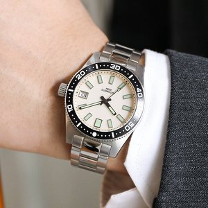 Montre de Plongée Homme Automatique Mécanique Lumineuse Étanche avec Bracelet à Maillons pour Usage Quotidien et Soirées - Product Image 2