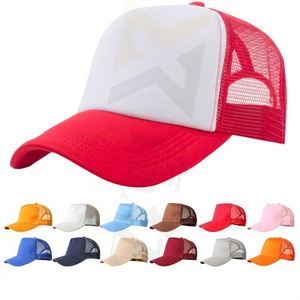 Gorra Trucker Hs41 de Moda con 5 Paneles, Malla Hidro, Estilo Béisbol, con Agujeros Cortados a Láser y Diseño Apilado Personalizado - Product Image 1