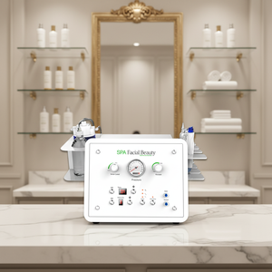 Appareil de soin du visage 4-en-1 à jet d'oxygène, microdermabrasion au diamant, aqua-peeling, écran tactile 7 pouces, hydratation par aspiration - Product Image 1