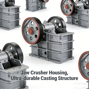 China <strong>Foundry</strong> Customized Precision High Manganese Steel <strong>Casting</strong> Mining Equipment Part High <strong>Quality</strong> Jaw Crusher Part Housing - Product Image 1