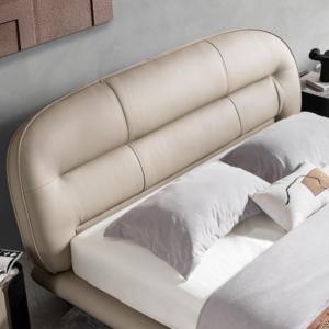 Modern Light Luxury Leather <b>Headboard</b> <b>Bed</b> Luxury Bedroom Sets Furniture Master Bedroom Latest Luxury <b>king</b> <b>Size</b> <b>Bed</b> Frame - Product Image 3
