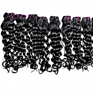 ผมต่อแบบเวอร์จิ้นอินเดียนเรมี่แบบลอนลึก 22 นิ้ว น้ำหนัก 100 กรัม - Product Image 1