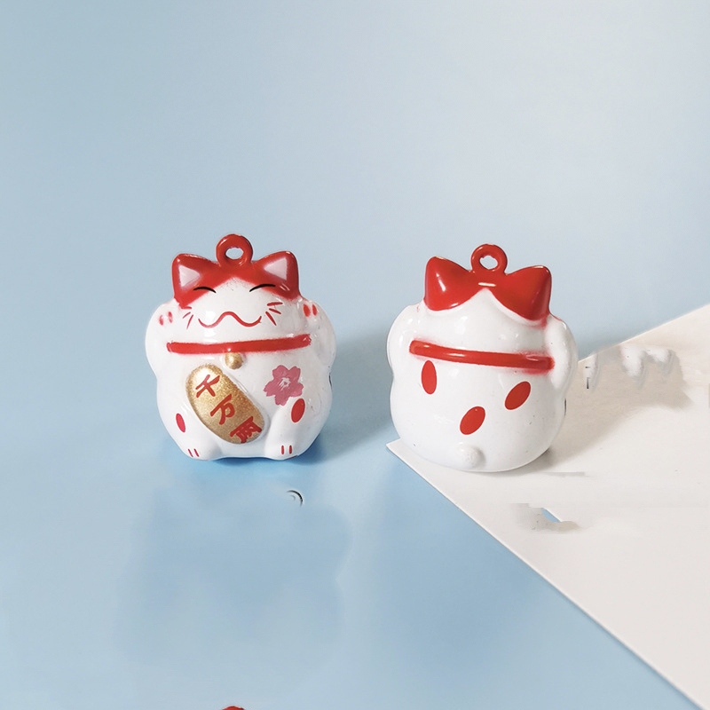 Rosso e bianco Fukubukuro Maneki-neko