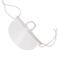 Maschera Protettiva Trasparente Antiappannamento per Chef, Catering, Feste, per l'Igiene Alimentare, per Chef, Bartender, Barmen, Formazione
