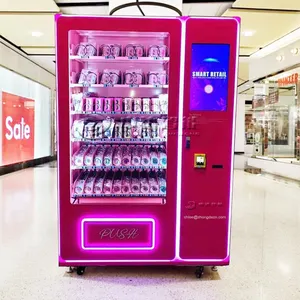 Zhongda distributori automatici di parrucche rosa personalizzati distributori automatici di coppette distributore automatico di lucidalabbra