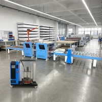 Machine de lamination de film PVC pour le travail du bois, pour panneaux d'oxyde de magnésium ou panneaux de mousse PVC MDF
