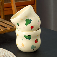 Mug à café en céramique Lelyi Creative Cute Crocodile Pattern avec poignée pour la maison et le bureau