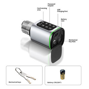 Chúng tôi tiêu chuẩn Lỗ mộng xi lanh khóa ttlock ứng dụng quản lý mật khẩu thời gian mã ANSI tiêu chuẩn deadlatch bế tắc hookbolt khóa thông minh - Product Image 3