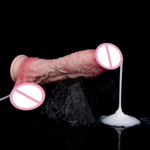 9.65'' Realistic Heavy Penis Soft Silicone Ejaculating <b>Dildo</b> <b>for</b> <b>Men</b> Women G-spot Anal Stimulation Beginners Friendly Huge <b>Dildo</b> - Product Image 2