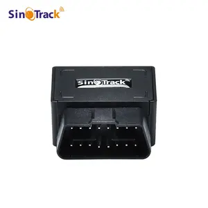 OEM SinoTrack siyah GPS SMS izleme araba için OBD GPS izci