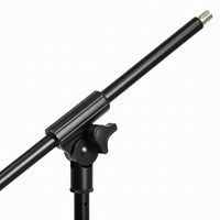 Support de microphone professionnel réglable noir de haute qualité à prix abordable