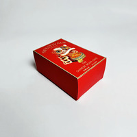 Boîte à biscuits personnalisée de haute qualité avec dorure et impression couleur intégrale, emballage en papier pliable
