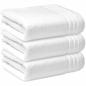 Adults 100% Cotton Woven <b>Bath</b> <b>Towels</b> 70x140cm Eco-Friendly Shower <b>Towel</b> <b>Set</b> Bleach Safe for Hotel Use - Product Image 1