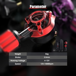 Machine à Tatouer Rotative Portable Double Mode pour Maquillage Permanent avec Interrupteur LCD Accessoires d'Alimentation pour Ensembles de Tatouage - Product Image 2