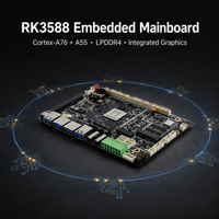 Nouvelle carte mère PCB Android embarquée Rockchip RK3588 A55 avec chipset OEM ODM, SATA 128 Go, graphismes intégrés Mali-G610, LPDDR4