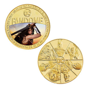 Monedas Conmemorativas de Metal de la Liga de la Justicia, Monedas de Oro de la <span class=keywords><strong>Serie</strong></span> Marvel con Temática de Películas Americanas, Regalos de Colección - Product Image 6