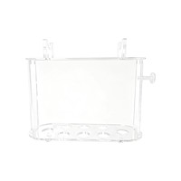 Support de rangement en acrylique personnalisé pour bigoudis, présentoir multifonctionnel pour outils de coiffure et accessoires de comptoir