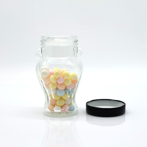 Nuevos Frascos Altos de Plástico de 212 ml, Recipientes Transparentes Reutilizables con Tapas Doradas para Mermelada, Miel, Encurtidos, Dulces y Lociones - Product Image 6