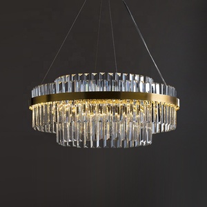 โคมไฟระย้าคริสตัลทรงกลม Led สุดสร้างสรรค์,โคมไฟระย้าแก้วสำหรับห้องนั่งเล่นร้านอาหารวิลล่า - Product Image 5