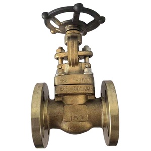 Giobe DN15-300 tay bánh xe hoạt động dừng van cho nước ASTM B148 c95800 cơ thể monel K500 TRIM ASME B165 fflange FF kết nối - Product Image 1