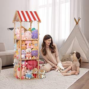 Ancla <span class=keywords><strong>de</strong></span> pared a prueba <span class=keywords><strong>de</strong></span> puntas para almacenamiento <span class=keywords><strong>de</strong></span> animales <span class=keywords><strong>de</strong></span> peluche, toldo personalizable a prueba <span class=keywords><strong>de</strong></span> polvo, soporte para animales <span class=keywords><strong>de</strong></span> peluche, regalo divertido para niños - Product Image 6