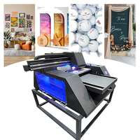 Impresora de Inyección de Tinta Todo en Uno con Plataforma Plana, Impresora de Posicionamiento Directo para Acrílico, Máquina de Impresión de Metales, Azulejos y PVC UV