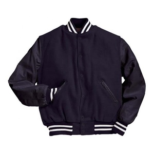 Blouson universitaire homme personnalisé 2026 avec nom, numéro et initiales, 100 % laine épaisse, coupe-vent, style américain, pour l'hiver - Product Image 3