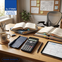 Calculatrice scientifique fx-570MS SKD PCB, 401 fonctions, 40 constantes scientifiques, non programmable, pour étudiants en ingénierie